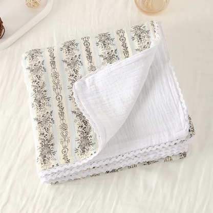 Lightweight Baby Swaddle Wrap Blanket, Gentle Newborn Cover