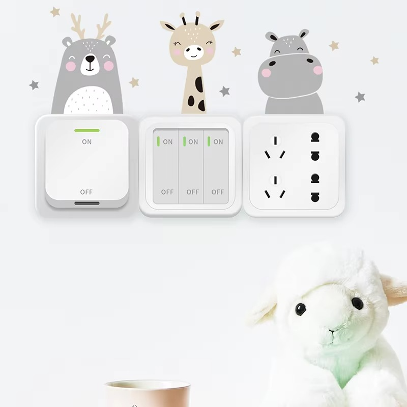 Fun Animal Wall Decals for Kids Rooms - Hehif