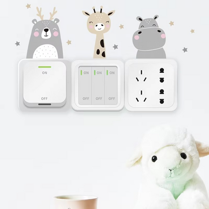 Fun Animal Wall Decals for Kids Rooms - Hehif