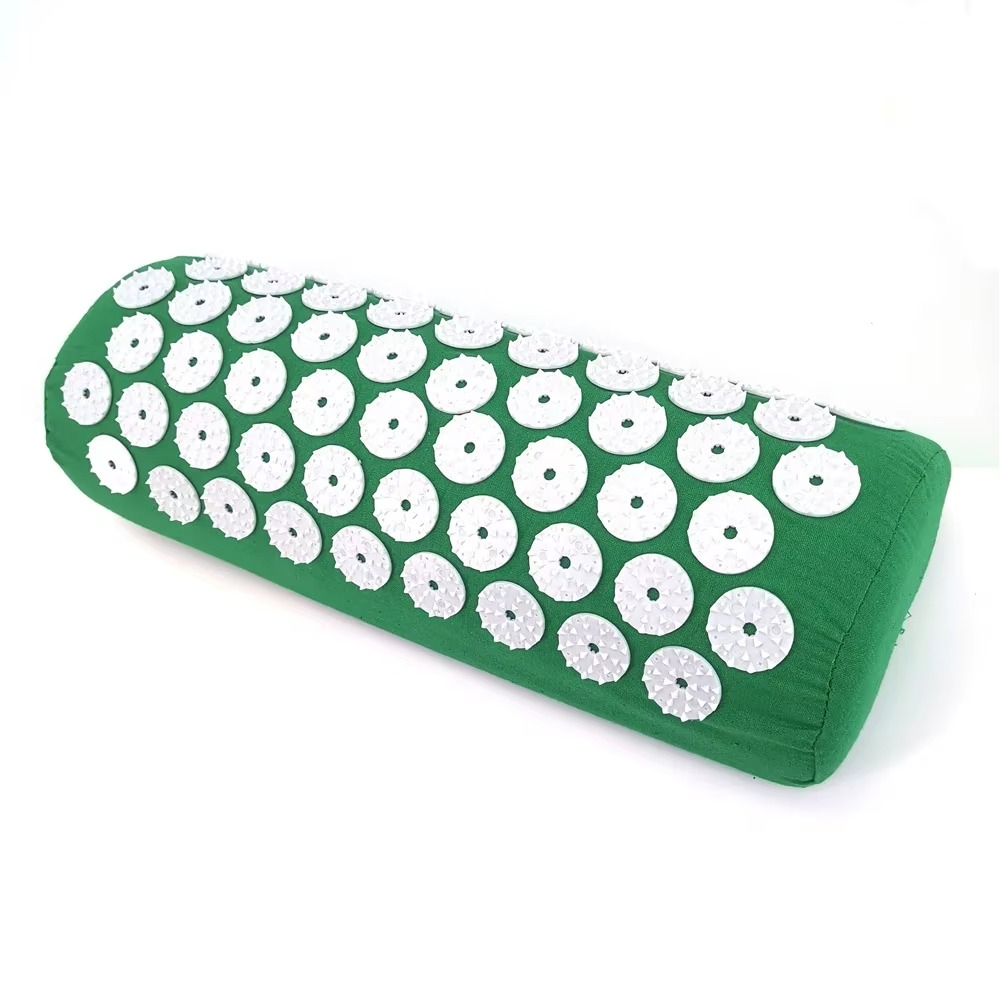 Relaxing Foam Massage Mat and Pillow Set for Back Pain Relief