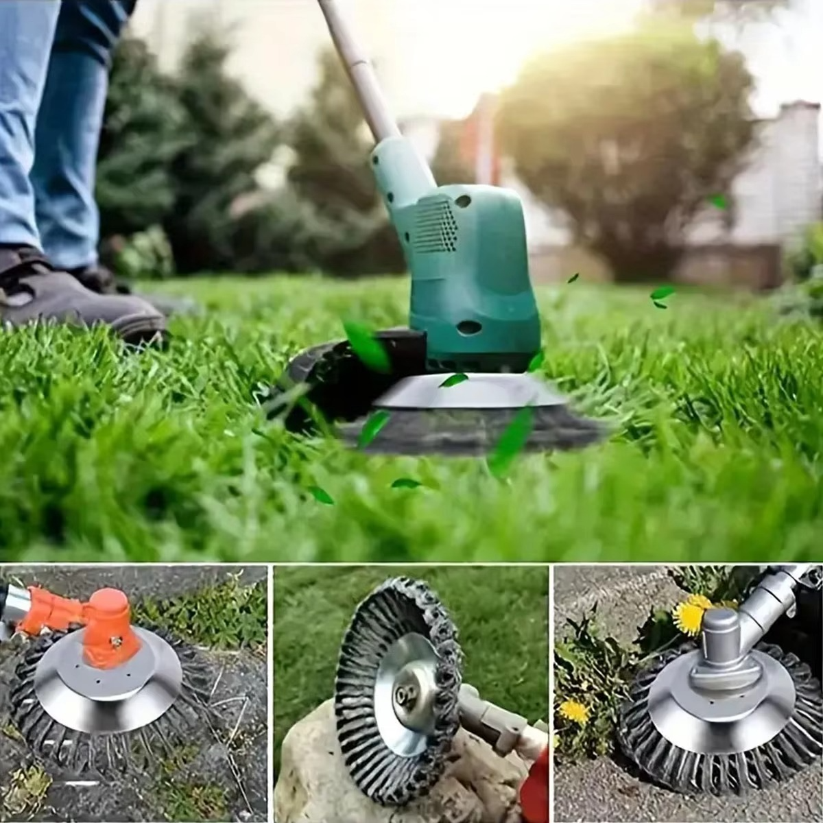 Tough 6-8 Inch Metal Cutting Brush for Trimmers