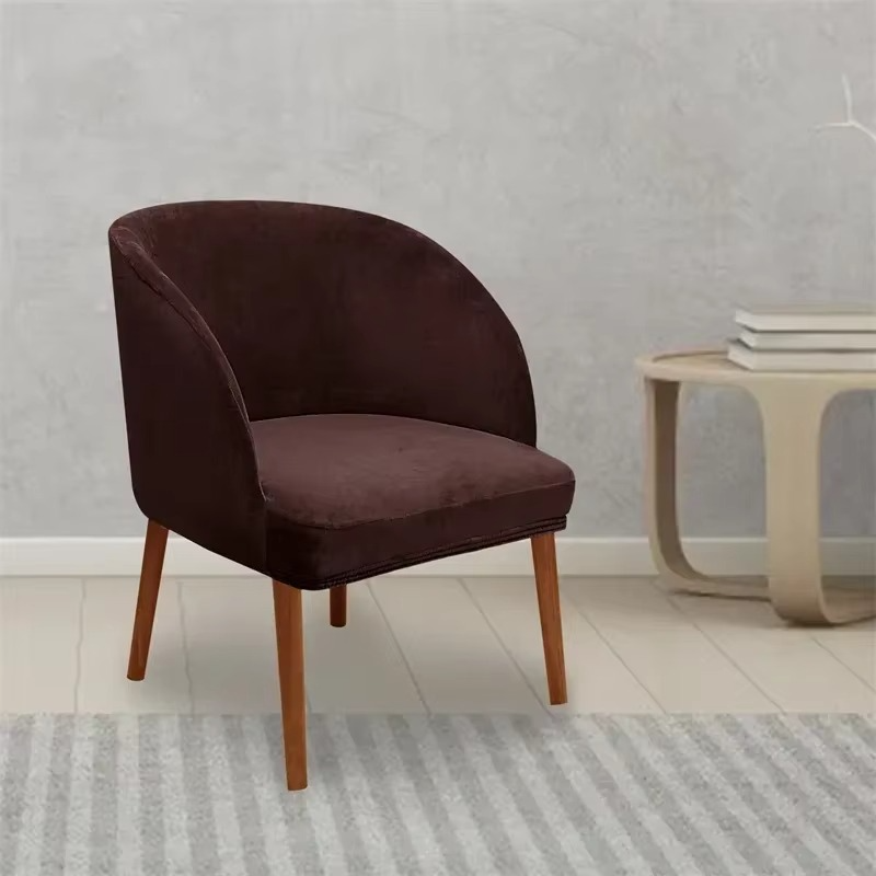 Stretchy Dining Chair Cover for Curved Armchairs