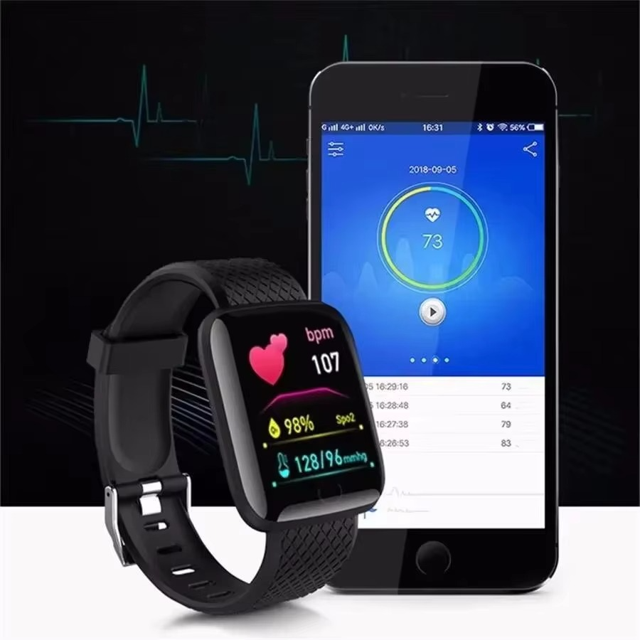 Wireless Fitness Tracker with Music and Step Counter