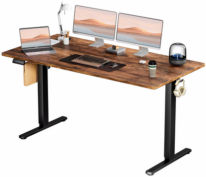 Space Saving Motorized Stand Up Desk 63x24
