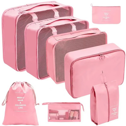 Compact Packing Cubes for Travel and Closet Organization