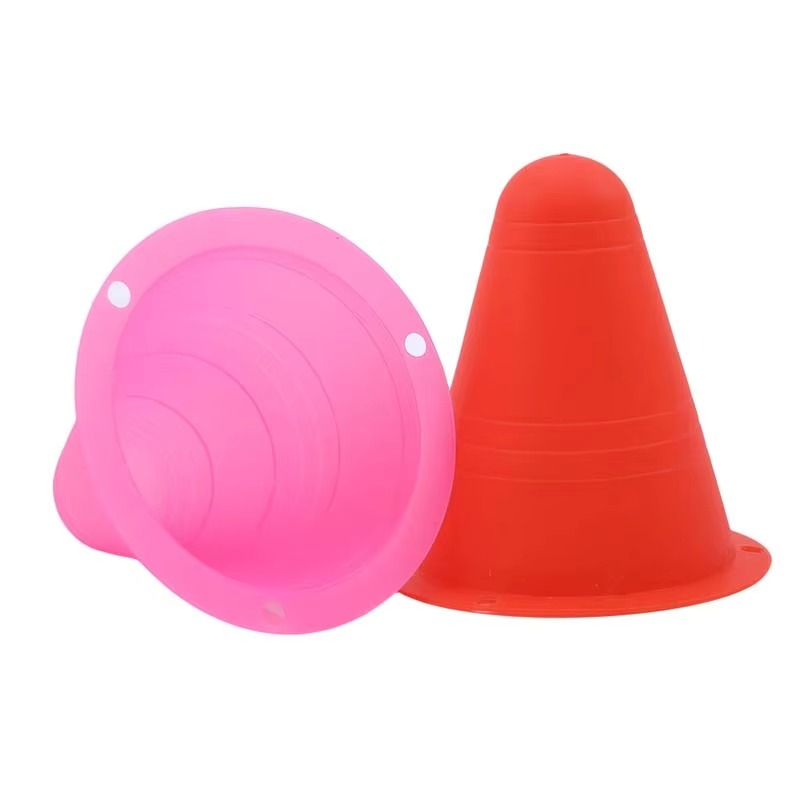 10 Pack Sports Training Cones for Soccer Drills