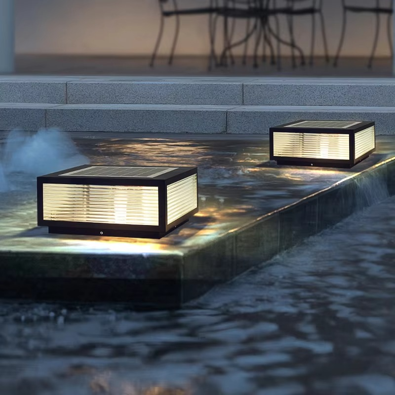 Bright Outdoor LED Solar Powered Light Fixture