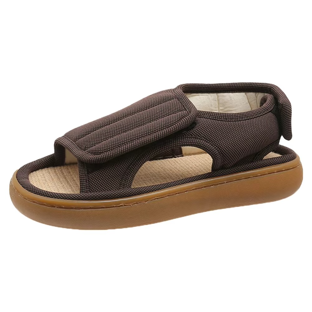 Orthotic Wide Toe Strap Comfortable Walking Sandals - Hehif