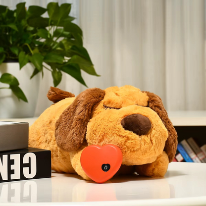 Cuddly Puppy Soft Toy with Calming Sound