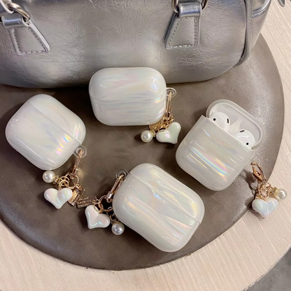 Luxurious Pearl AirPods Pro Cover with Keychain