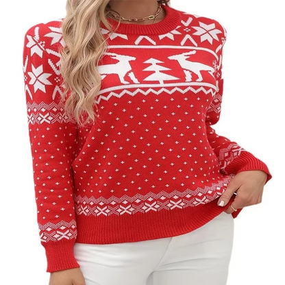Warm Women's Cable Knit Winter Sweater