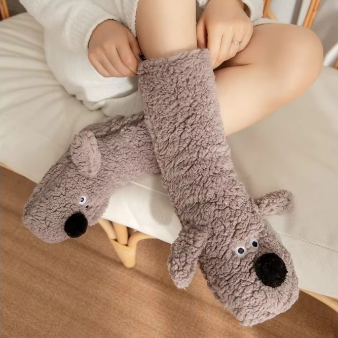 Soft Plush Coral Fleece Warm Women's Socks