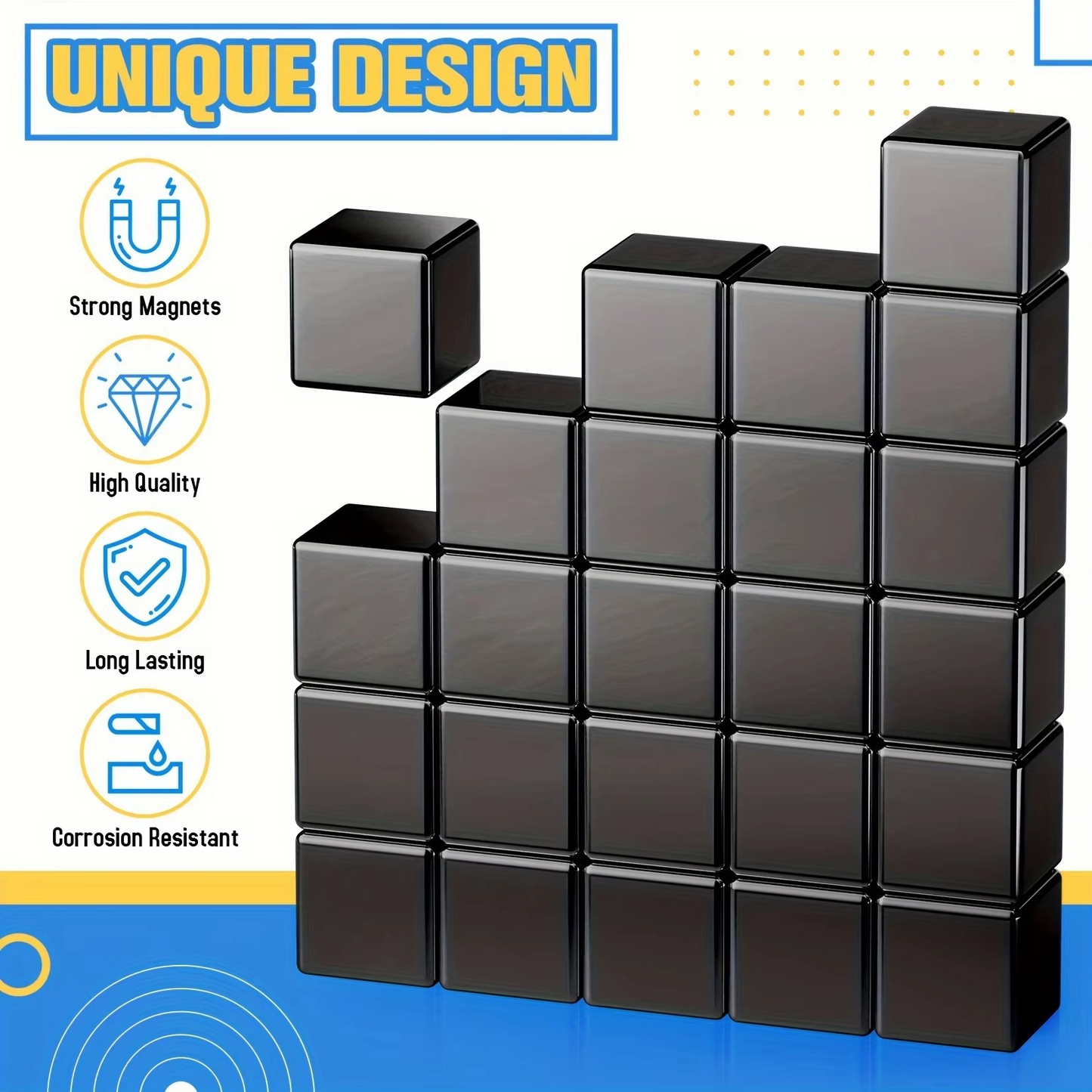 Strong Multi-Purpose Square Rare Earth Magnets