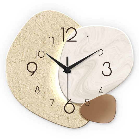Quiet Slim Digital Wall Clock for Home Decor - Hehif
