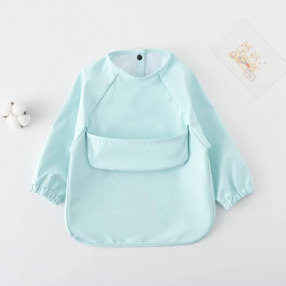 Easy Clean Kids Bib and Art Smock