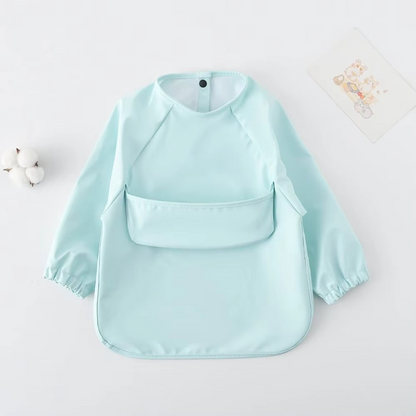 Easy Clean Kids Bib and Art Smock