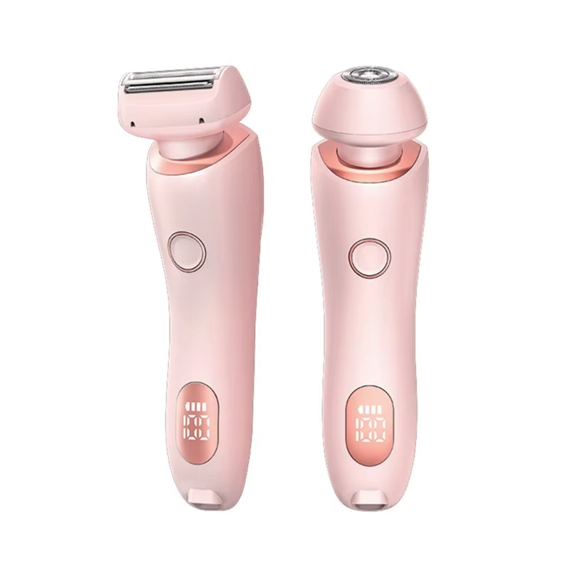 Portable Women's Rechargeable Shaver and Trimmer Set
