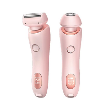 Portable Women's Rechargeable Shaver and Trimmer Set