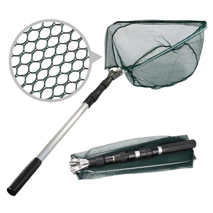 Portable Collapsible Fishing Net with Extendable Handle - Hehif