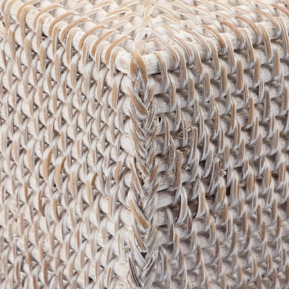 Natural Woven Square Tissue Holder Box