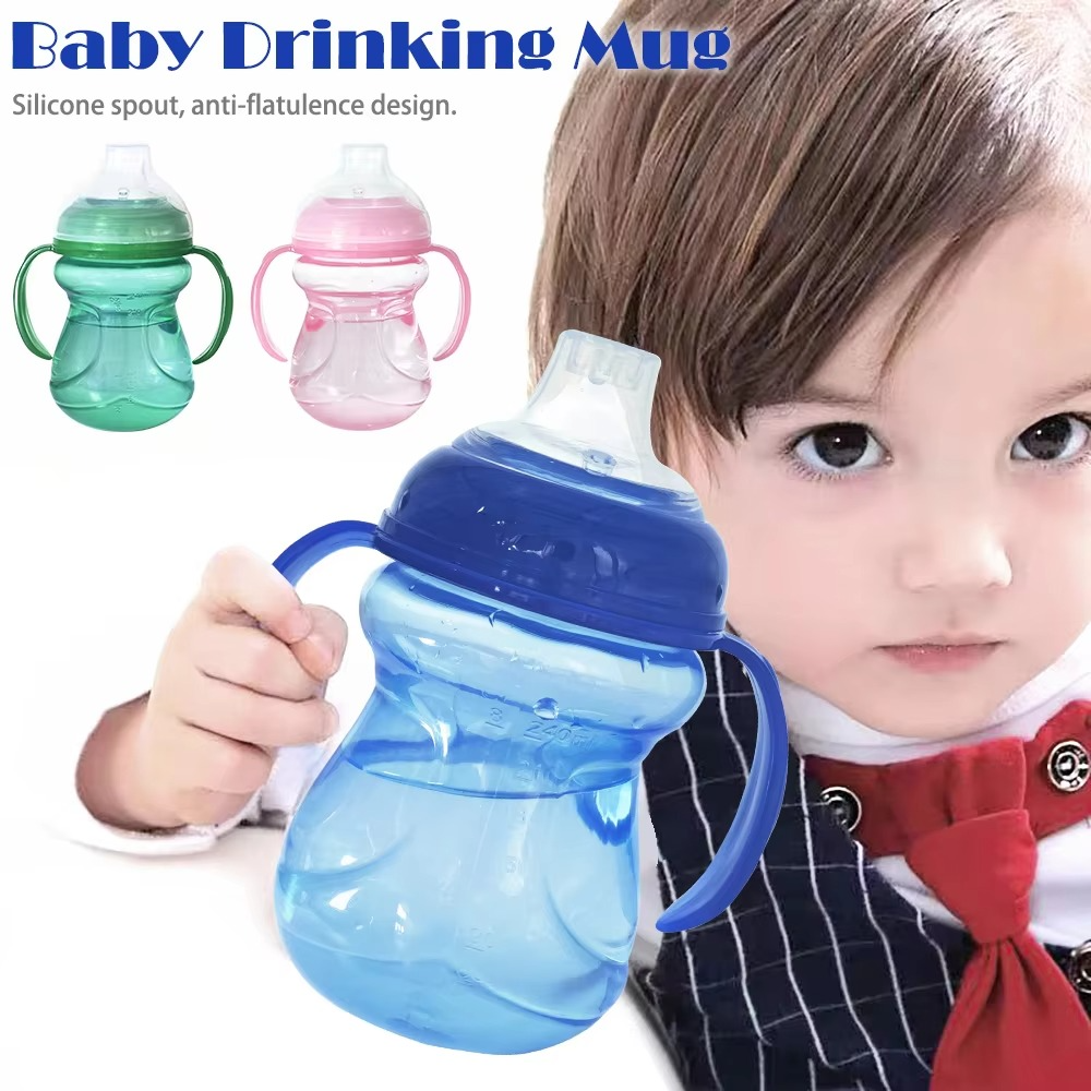 Spill-Proof Sippy Cup with Comfort Grip Handles