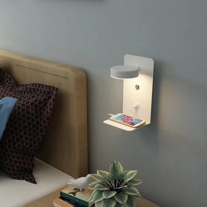 Stylish LED Wall Lamp with USB and Touch Control