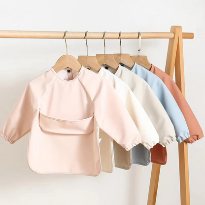 Easy Clean Kids Bib and Art Smock
