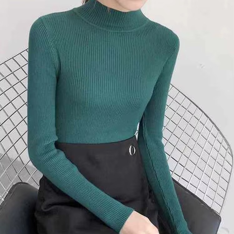 Classic Fit Crew Neck Winter Sweater