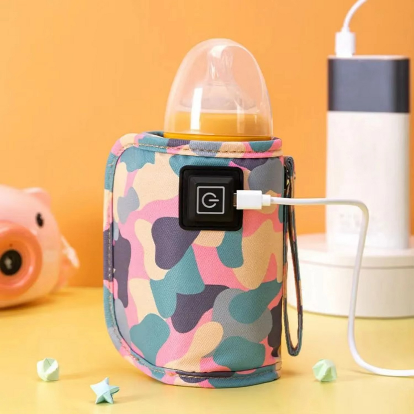 Portable Baby Bottle Warmer and Thermal Tote Bag