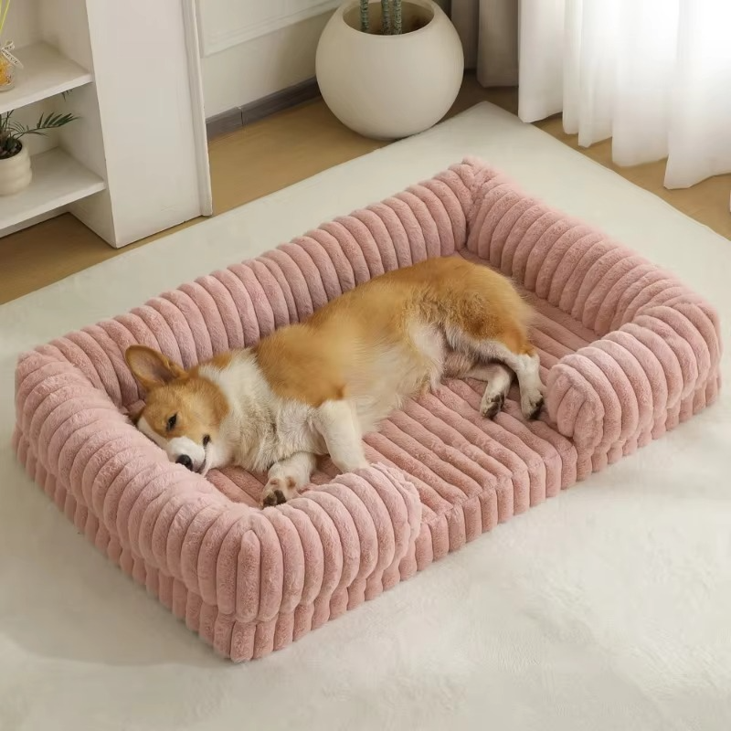 Comfortable Pet Memory Foam Dog Bed with Washable Cover