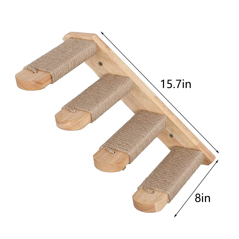 Space-Saving Cat Climber and Scratch Tower
