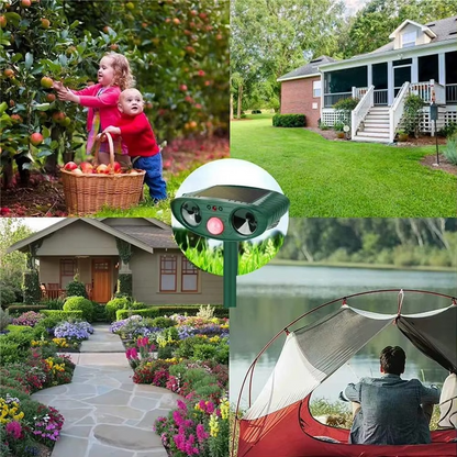 Outdoor Motion Activated Pest Repeller for Lawns