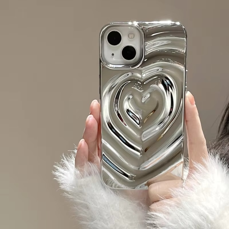 Vintage Foldable Heart Phone Cover