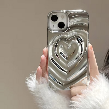 Vintage Foldable Heart Phone Cover