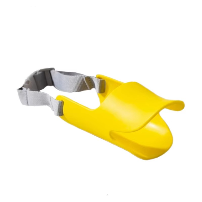 Comfortable Rubber Pet Muzzle for Small to Large Dogs