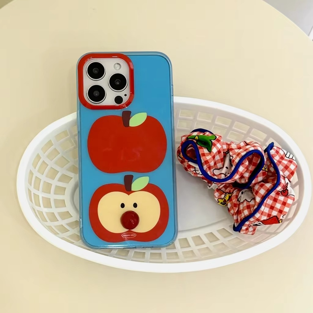 Comical 3D Red Nose Durable Phone Case for iPhone