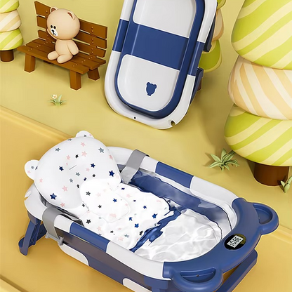 Portable Soft Baby Bath Tub with Digital Temp Display