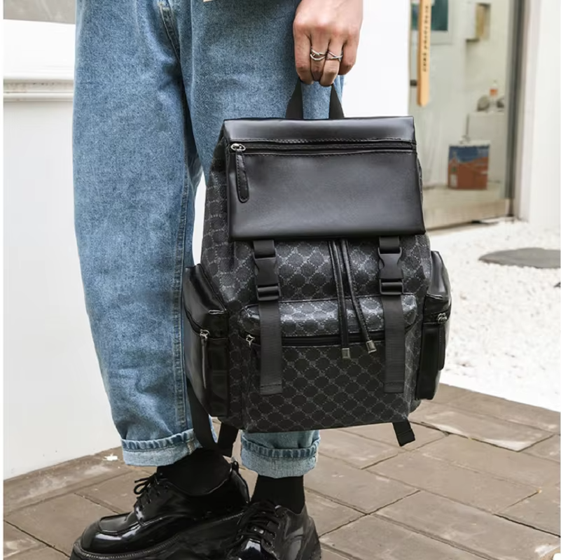 Durable Versatile Leather Laptop Backpack