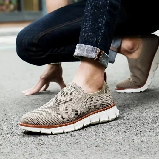 Breathable Lightweight Slip-On Running Shoes - Hehif