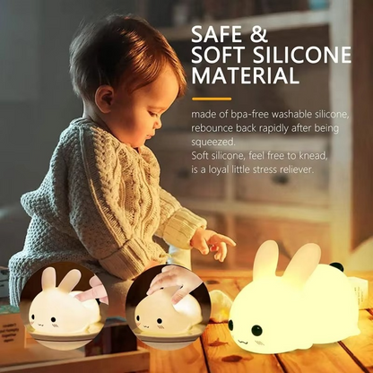 Lovely Green Bunny Night Lamp