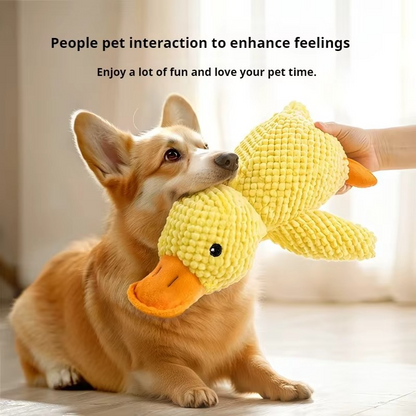 Tough Soft Dog Toy with Calming Sounds