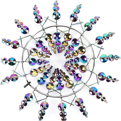 Outdoor Solar Powered Garden Wind Decor Sculpture