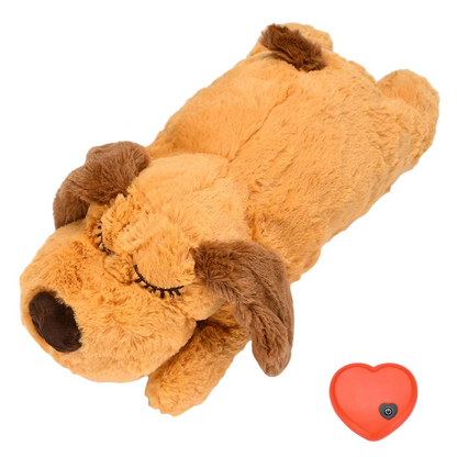 Cuddly Puppy Soft Toy with Calming Sound - Hehif