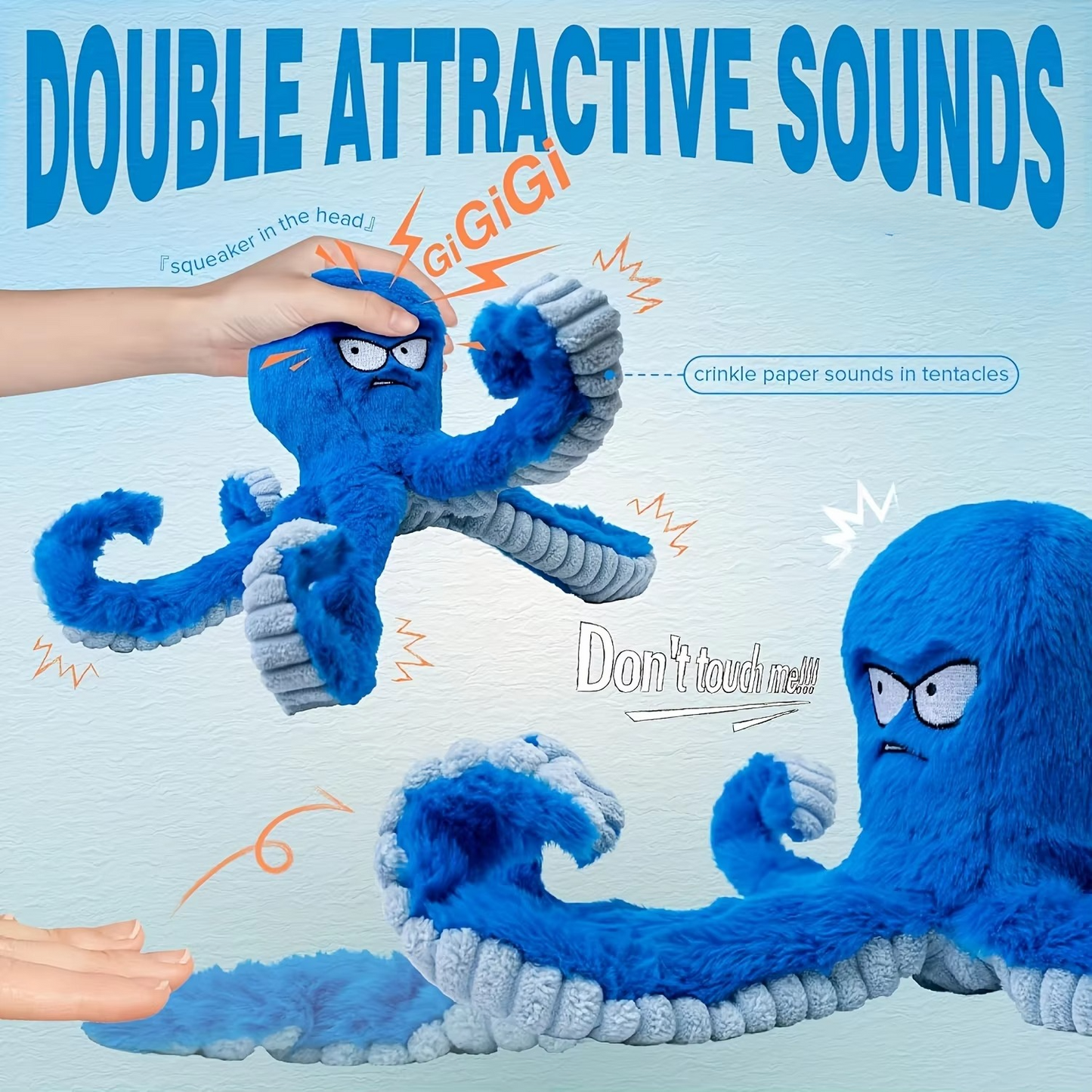 Fun Interactive Pet Octopus Toy