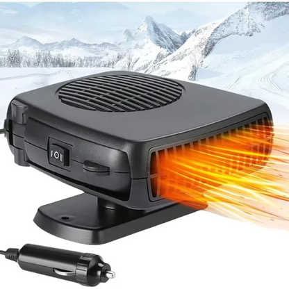 Compact 2-in-1 Car Heater and Fan