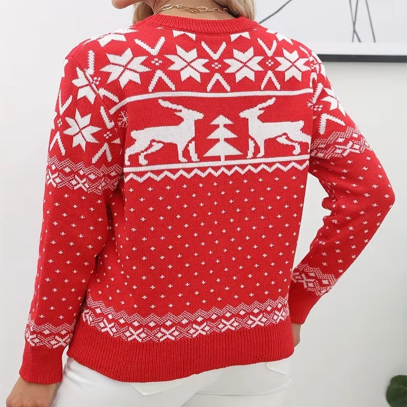 Warm Women's Cable Knit Winter Sweater