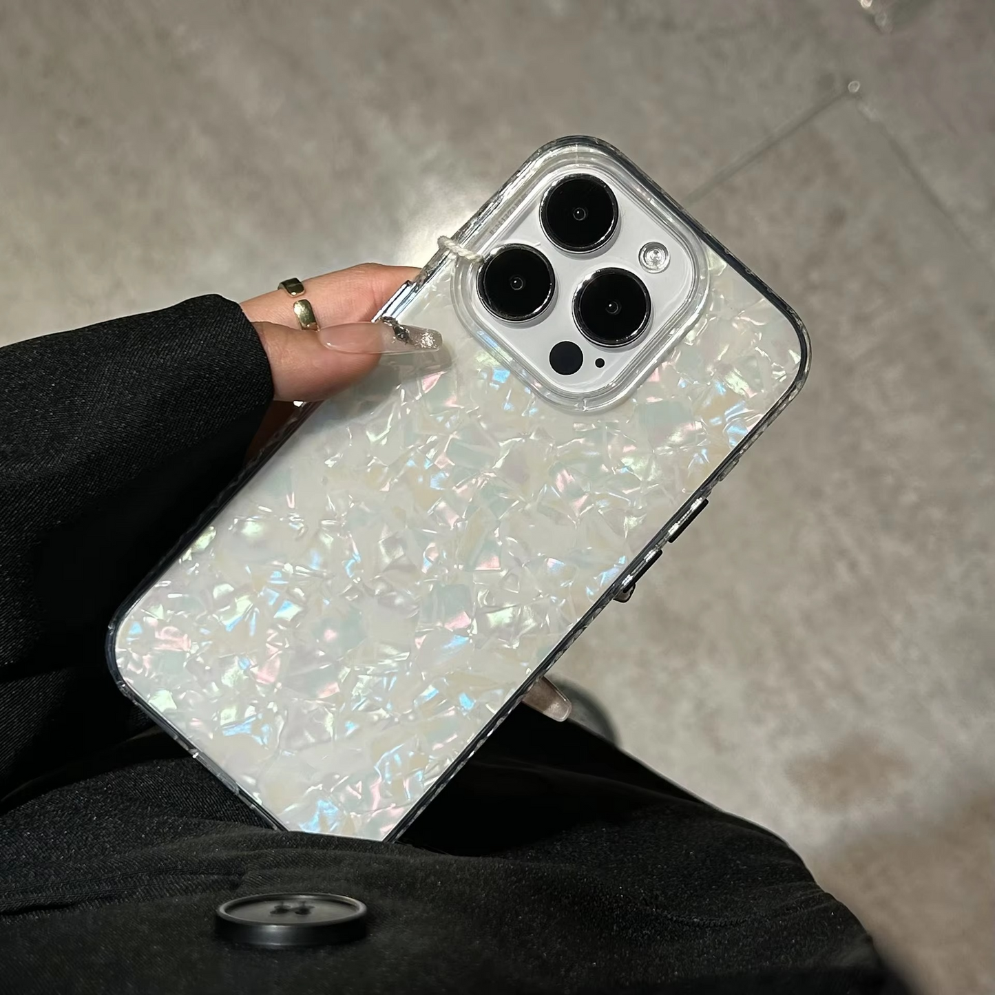 Sparkly Sea Shell Phone Case