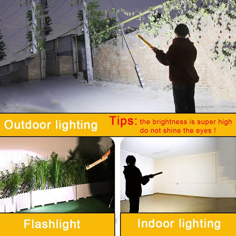 Bright 16-Inch LED Work Lamp with Long Lasting Battery
