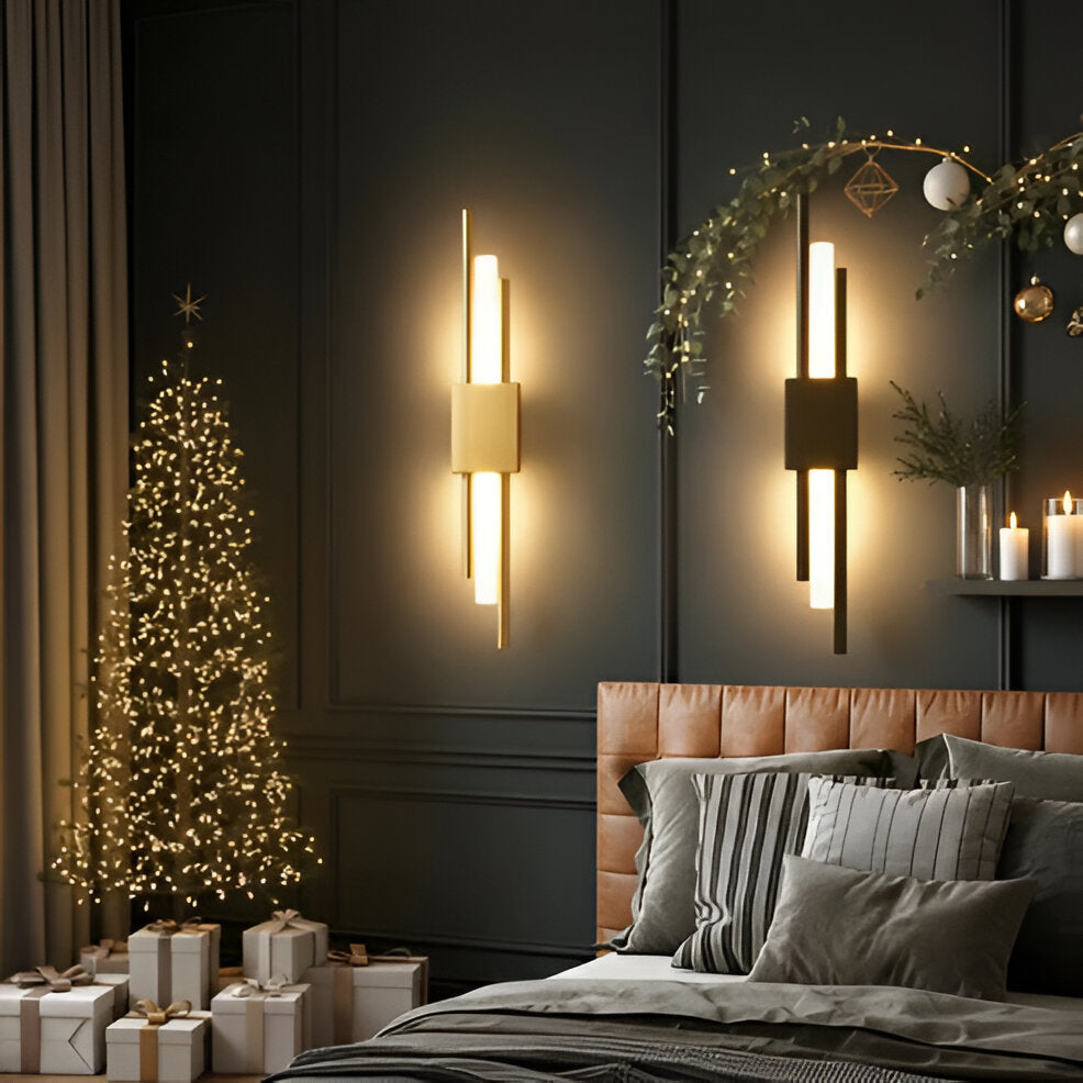Sleek LED Wall Lamp with Color Changing Light