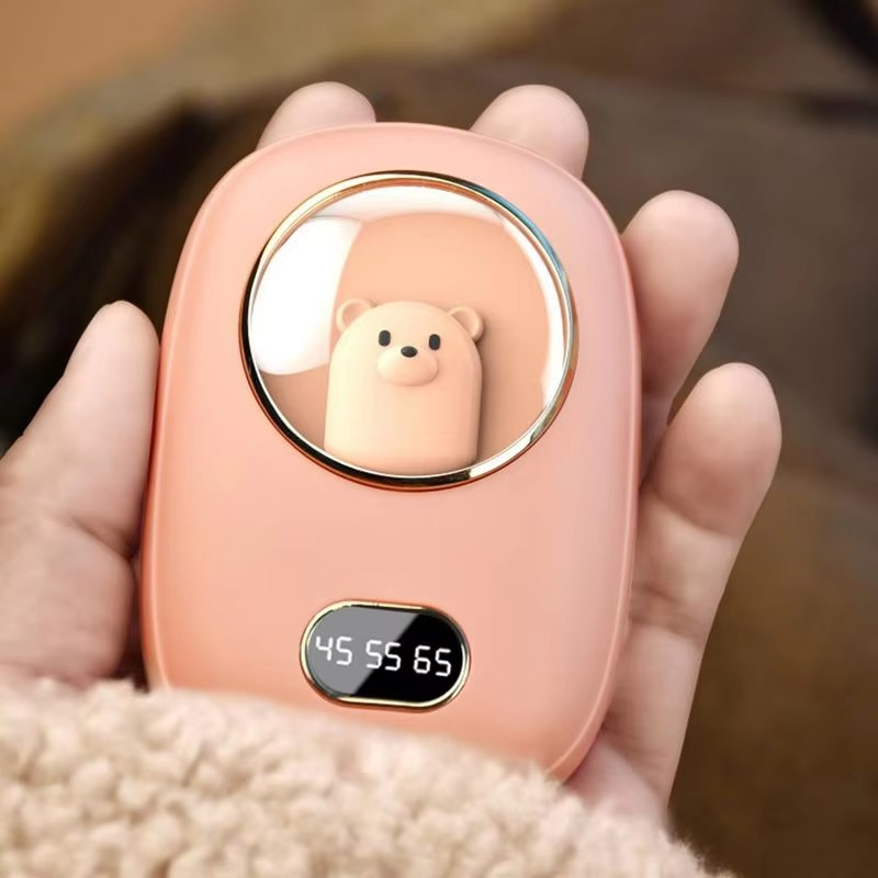 Rechargeable Compact Hand Heater with Long Lasting Battery